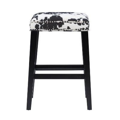 Walt Backless Barstool Wood - Linon - Image 2