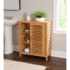 Bracken Two-Door Floor Cabinet Natural - Linon