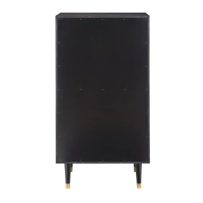 5 Drawer Geo Textured Chest - Linon - Image 6