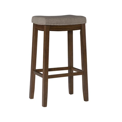 Claridge Rustic Backless Barstool - Linon - Image 9