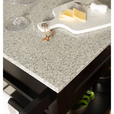 Cameron Kitchen Cart With Granite Top - Linon - Image 9