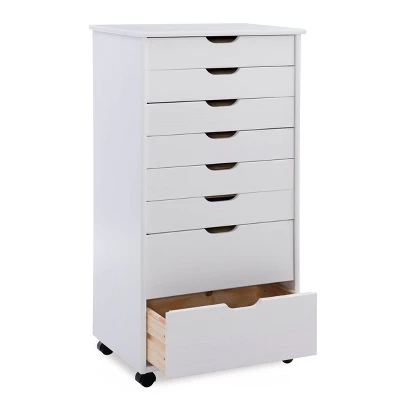 Cary 8 Drawer Rolling Storage Cart - Linon - Image 2