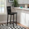 Edwina Metal Barstool Black - Linon