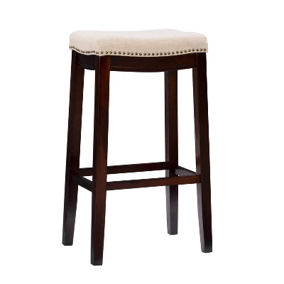 Claridge Rustic Backless Barstool - Linon - Image 13