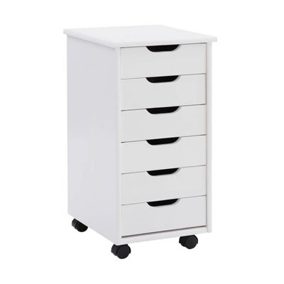 Cary 6 Drawer Rolling Storage Cart - Linon - Image 15
