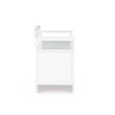 Laredo Storage Bench White - Linon - Image 3