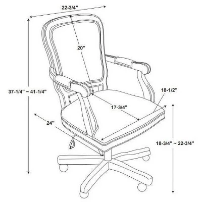 Maybell Office Chair - Linon - Image 10