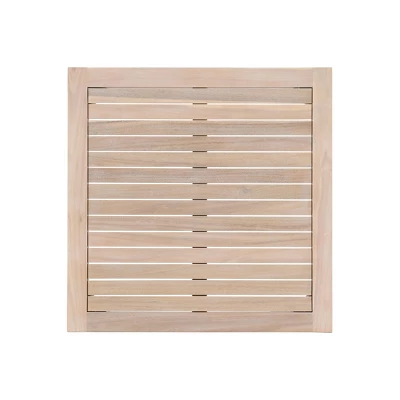 Linon Acacia Square Melita Coffee Table - Image 4