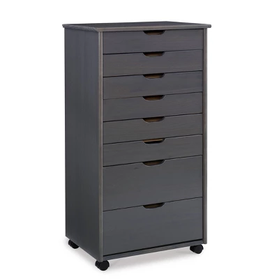 Cary 8 Drawer Rolling Storage Cart - Linon - Image 17