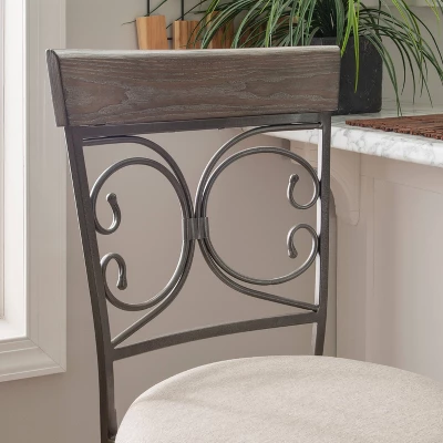 Nora Big And Tall Barstool - Linon - Image 7