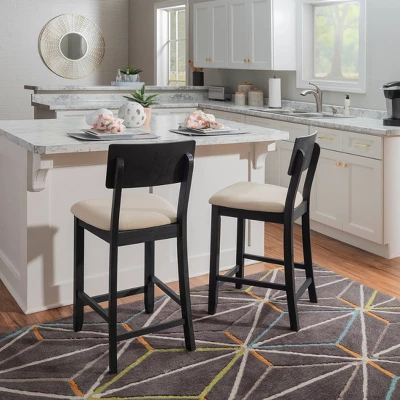 24" Jordan Counter Height Barstool - Linon - Image 6