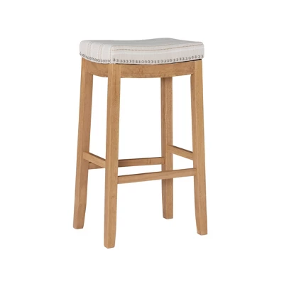 Claridge Rustic Backless Barstool - Linon - Image 11