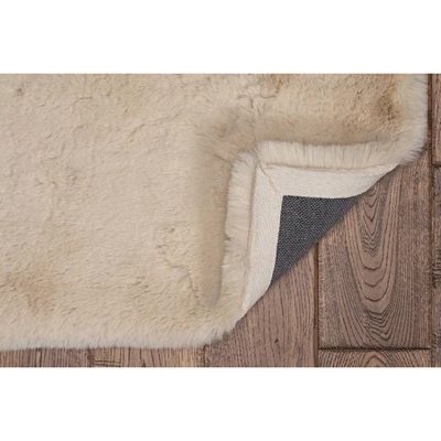 Amami Faux Rabbit Rug - Linon - Image 3