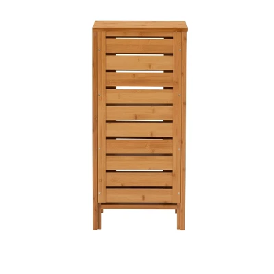 Bracken One-Door Floor Cabinet Natural - Linon - Image 6