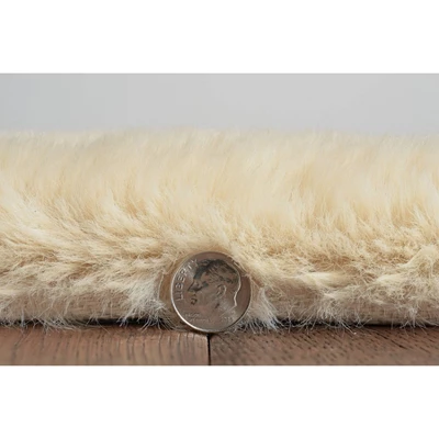 Amami Faux Rabbit Rug - Linon - Image 5