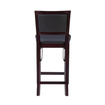 25" Torrin Folding Counter Height Barstool Espresso - Linon - Image 5