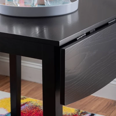 Torino Square Drop Leaf Dining Table - Linon - Image 12