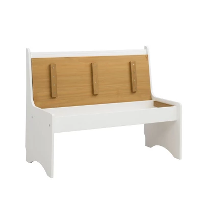 Large Merrill Back Rest Bench - Linon - Image 3