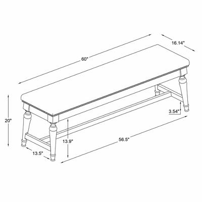 Brayden Bench - Linon - Image 7