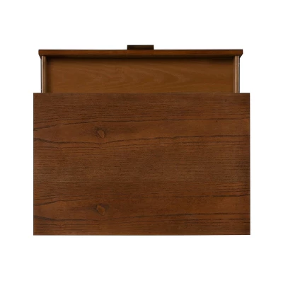 Reid 4 Drawer Chest Walnut - Linon - Image 6