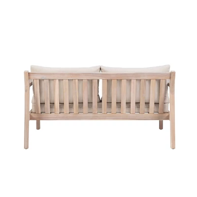 Linon 5pc Melita Acacia Conversation Set Natural - Image 18