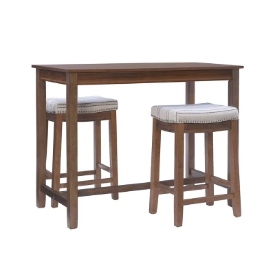 3pc Claridge Counter Height Dining Set - Linon - Image 17