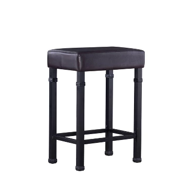 3pc Austin Pub Dining Sets Metal/Black - Linon - Image 7