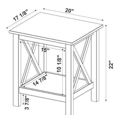Davis End Table - Linon - Image 8