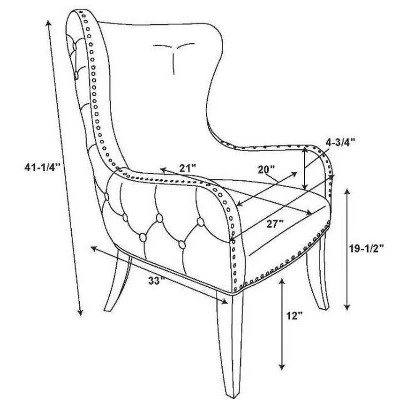 Salem Round Back Chair - Linon - Image 8