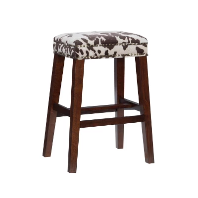 Walt Backless Barstool Wood - Linon - Image 9