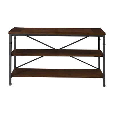 Austin TV Stand For TVs Up To 40" Light Brown - Linon - Image 2