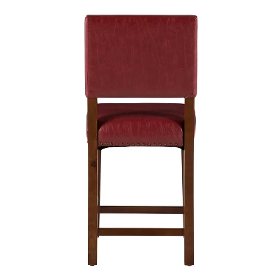 24" Brook Counter Height Barstool - Linon - Image 3