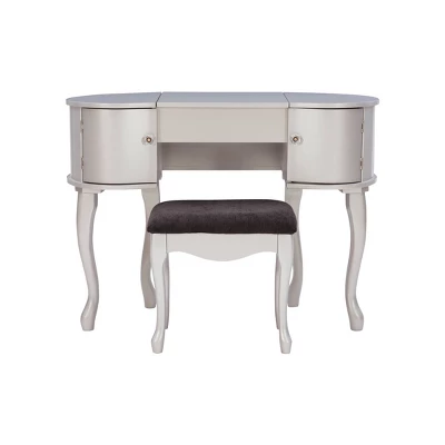 Paloma Vanity Set Silver - Linon - Image 3
