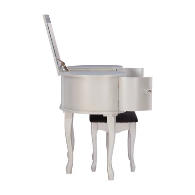 Paloma Vanity Set Silver - Linon - Image 7