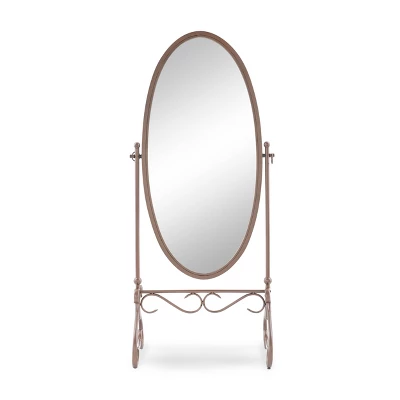 Clarisse Metal Mirror Brown - Linon