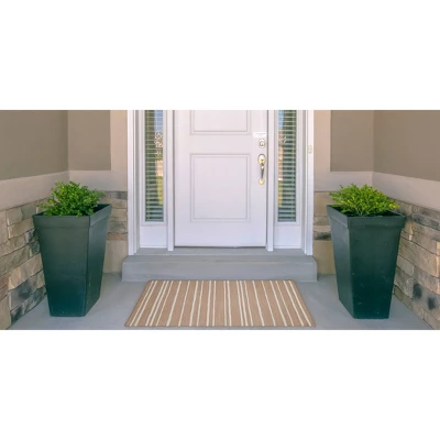 Nimbus Washable Outdoor Rug Tan/Ivory - Linon