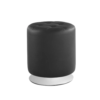 Stevens Swivel Ottoman - Linon - Image 2