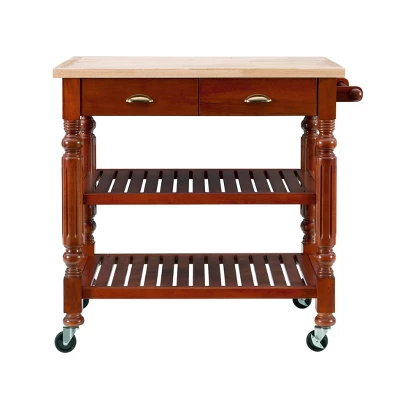 Barker Kitchen Cart And Islands - Linon - Image 2