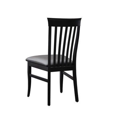 Set Of 2 Smythe Upholstered Chairs Black - Linon - Image 5