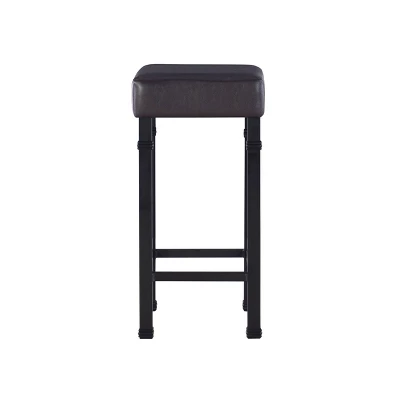 3pc Austin Pub Dining Sets Metal/Black - Linon - Image 9