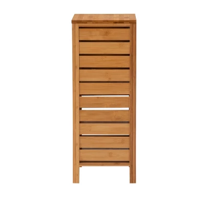 Bracken One-Door Floor Cabinet Natural - Linon - Image 3