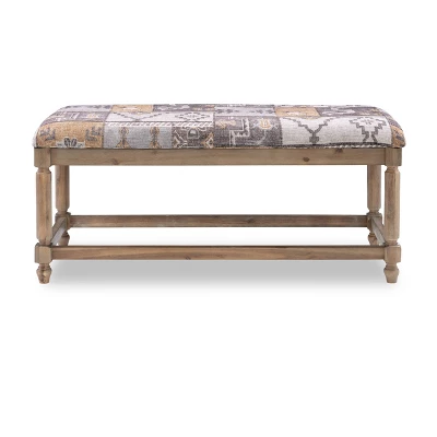 Kaya Bench Gray - Linon