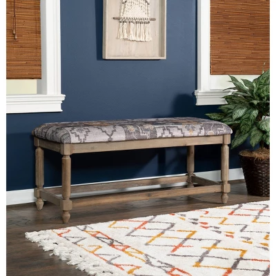 Kaya Bench Gray - Linon - Image 5