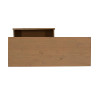 Titian Tall TV Stand For TVs Up To 50" Light Brown - Linon - Image 7