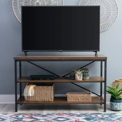Austin TV Stand For TVs Up To 40" Light Brown - Linon