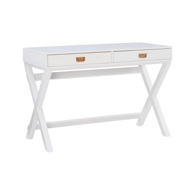 Peggy Wood Writing Desk With Drawers - Linon - Image 10