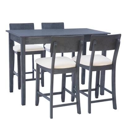 5pc Jordan Tavern Counter Height Dining Set - Linon - Image 13