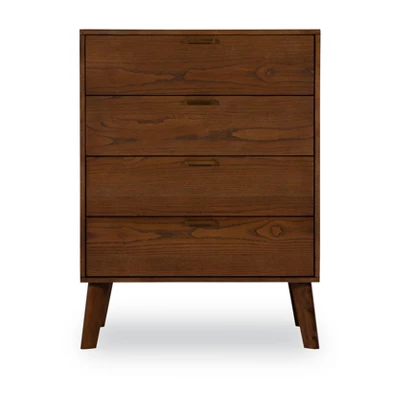 Reid 4 Drawer Chest Walnut - Linon