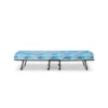Twin Roma Folding Bed Blue - Linon