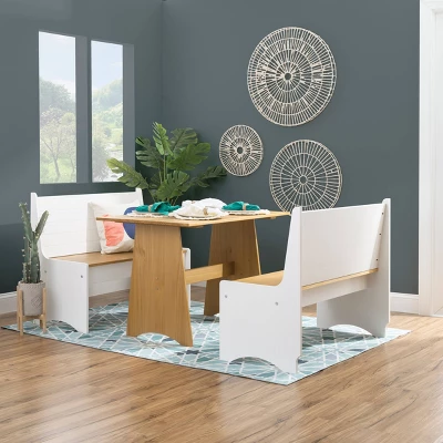 Large Merrill Back Rest Bench - Linon - Image 13